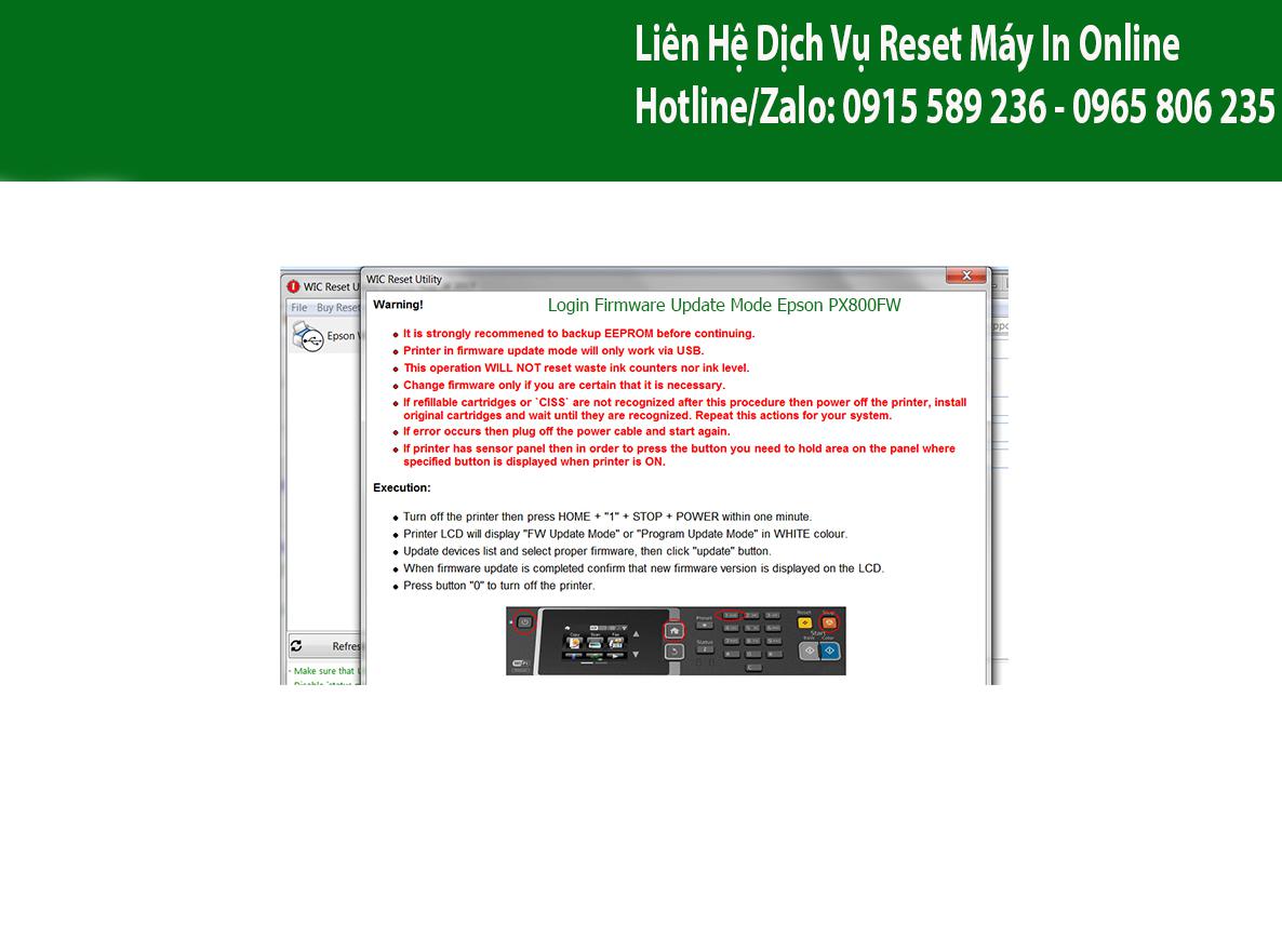 Key Firmware May In Epson PX800FW Step 3